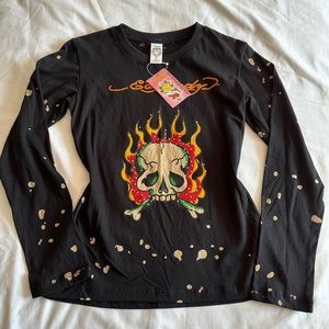 Y2K VINTAGE ED HARDY LONG SLEEVE SHIRT